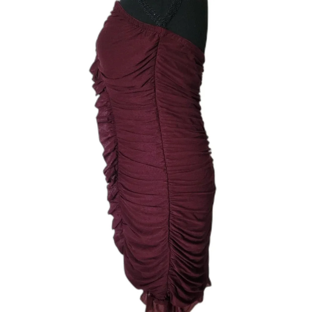 NWOT Wild-fable Women's Burgundy and Red Dress Size M